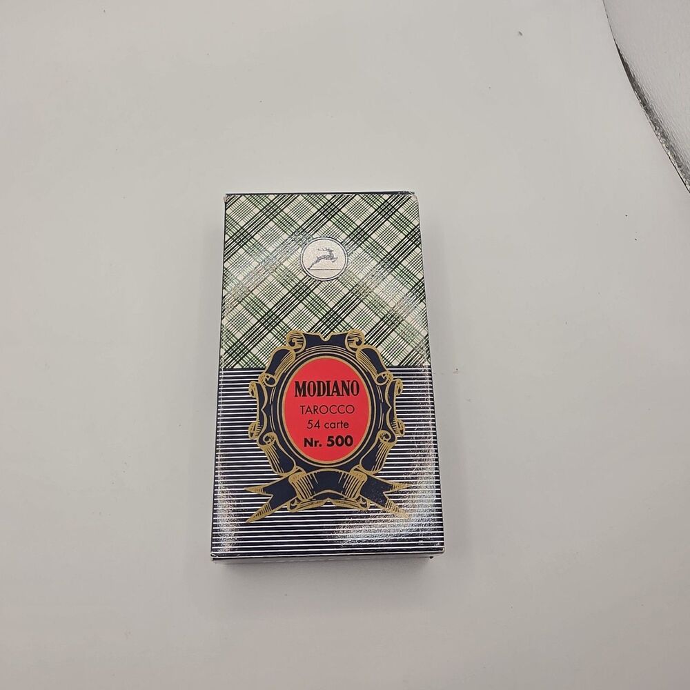 Modiano Tarocco No 500 54 Card Italian Tarot Tarock Deck Sealed Cards Open Box